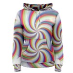 Prismatic Hole Rainbow Women s Pullover Hoodie