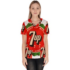 Fresh Up With  7 Up Bottle Cap Tin Metal Scrub Top