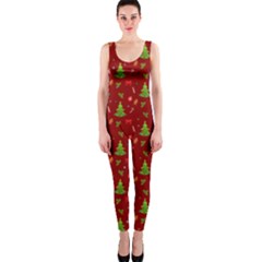 Christmas Pattern Onepiece Catsuit by Valentinaart