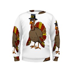 Thanksgiving Turkey  Kids  Sweatshirt