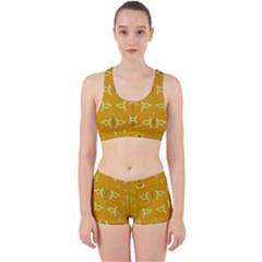 Fishes Talking About Love And   Yellow Stuff Work It Out Sports Bra Set by pepitasart