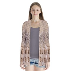 Colosseum Rome Caesar Background Drape Collar Cardigan by Celenk