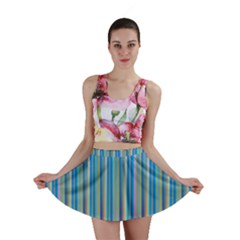 Colorful Color Arrangement Mini Skirt by Celenk