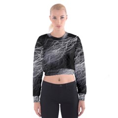 Flash Black Thunderstorm Cropped Sweatshirt by Celenk