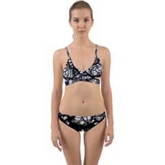 Neurons Brain Cells Brain Structure Wrap Around Bikini Set by Celenk