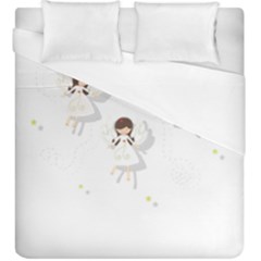 Christmas Angels  Duvet Cover (king Size) by Valentinaart