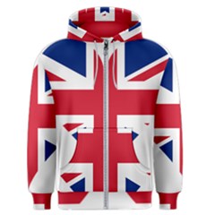 Heart Love Heart Shaped Flag Men s Zipper Hoodie