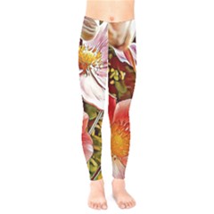 Flower Hostanamone Drawing Plant Kids  Legging