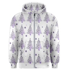 Christmas Tree - Pattern Men s Zipper Hoodie