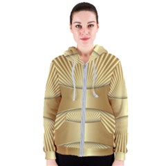 Gold8 Women s Zipper Hoodie by NouveauDesign