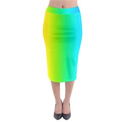 Pattern Midi Pencil Skirt by gasi