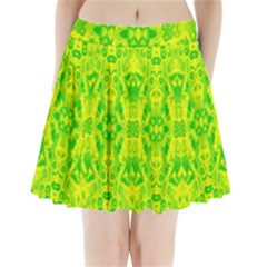 Pattern Pleated Mini Skirt by gasi