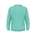 Tiffany Aqua Blue Puffy Quilted Pattern Kids  Sweatshirt View2