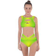 Pattern Bandaged Up Bikini Set  by gasi