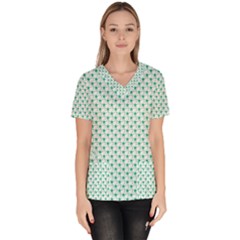 Pattern Scrub Top