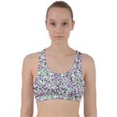 Pattern Back Weave Sports Bra