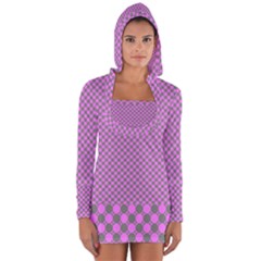 Pattern Long Sleeve Hooded T-shirt by gasi