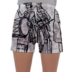 Man Ethic African People Collage Sleepwear Shorts