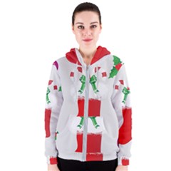 Christmas Stocking Women s Zipper Hoodie by christmastore