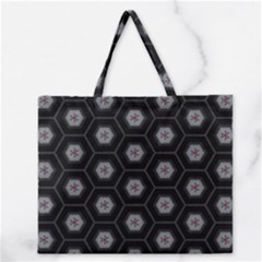 Mandala Calming Coloring Page Zipper Large Tote Bag by Celenk