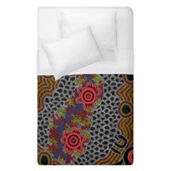 Aboriginal Art - Waterholes Duvet Cover (single Size) by hogartharts