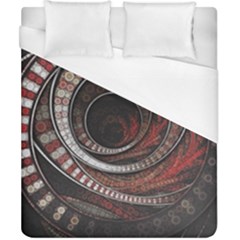 The Thousand And One Rings Of The Fractal Circus Duvet Cover (california King Size) by jayaprime