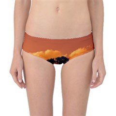 Trees Branches Sunset Sky Clouds Classic Bikini Bottoms by Celenk