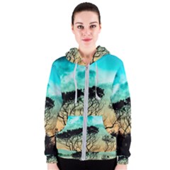 Trees Branches Branch Nature Women s Zipper Hoodie by Celenk