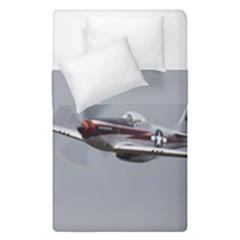 P-51 Mustang Flying Duvet Cover Double Side (single Size) by Ucco