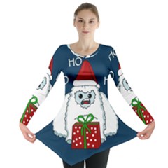 Yeti Xmas Long Sleeve Tunic  by Valentinaart