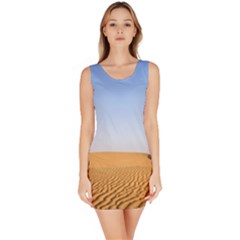 Desert Dunes With Blue Sky Bodycon Dress