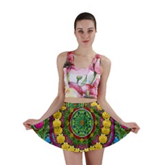 Bohemian Chic In Fantasy Style Mini Skirt by pepitasart