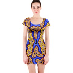 Emu Dreaming Short Sleeve Bodycon Dress by hogartharts