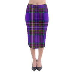 Purple Tartan Plaid Midi Pencil Skirt by allthingseveryone