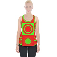 Redg Reen Christmas Background Piece Up Tank Top by Celenk