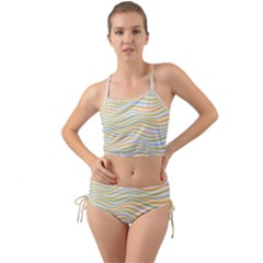 Art Abstract Colorful Colors Mini Tank Bikini Set by Celenk