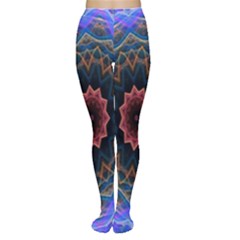 Cosmic Flower Kaleidoscope Art Women s Tights by Celenk