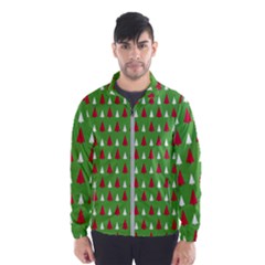 Christmas Tree Wind Breaker (men) by patternstudio