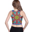 Sunny And Bohemian Sun Shines In Colors Racer Back Crop Top View2