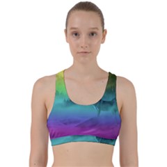 Yellowstone Wolfs Sunset Back Weave Sports Bra