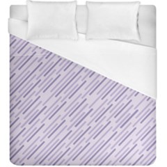 Halloween Lilac Paper Pattern Duvet Cover (king Size)