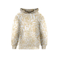 Yellow Peonies Kids  Pullover Hoodie