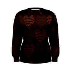 Heart Seamless Background Figure Women s Sweatshirt