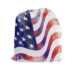 Usa Flag America American Drawstring Pouches (xxl) by Celenk