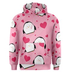 Penguin Love Pattern Men s Pullover Hoodie by Bigfootshirtshop