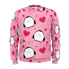 Penguin Love Pattern Men s Sweatshirt by Bigfootshirtshop