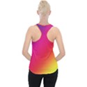 Spectrum Background Rainbow Color Piece Up Tank Top View2