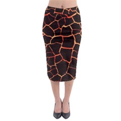 Magma Midi Pencil Skirt