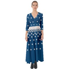 Patriot Button Up Boho Maxi Dress by jumpercat