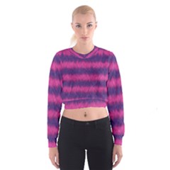 Cheshire Cat 01 Cropped Sweatshirt by jumpercat